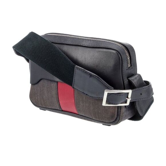 Tibi Miriam Schaefer Bebe Crossbody Camera Bag with Red Stripe - Picture 4 of 16